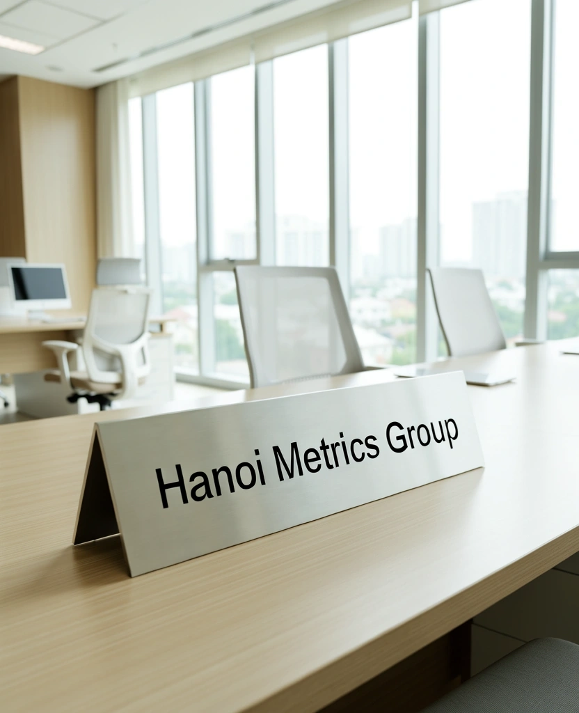 Hanoi Metrics Group Office Desk